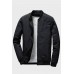 Men Zip Up Bomber Jacket