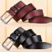 Men Genuine Leather 105 110 115 120 125 130cm Retro Wild Pin Buckle Jeans Suits Cowhide Belt