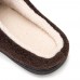 Men Soft Sole Slip Resistant Lamb Wool Lining Thicken Warm Home Winter Slippers