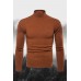 Half Turtleneck Solid Color Sweater